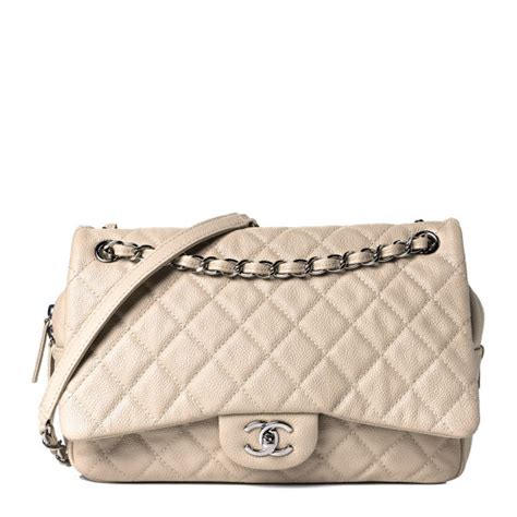 chanel beige easy flap